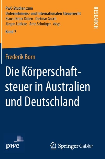 Die Korperschaftsteuer in Australien und Deutschland