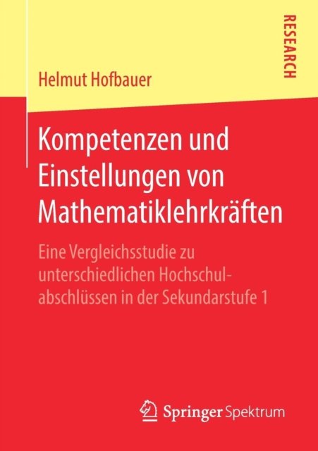 Kompetenzen und Einstellungen von Mathematiklehrkraften