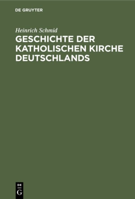 Geschichte Der Katholischen Kirche Deutschlands