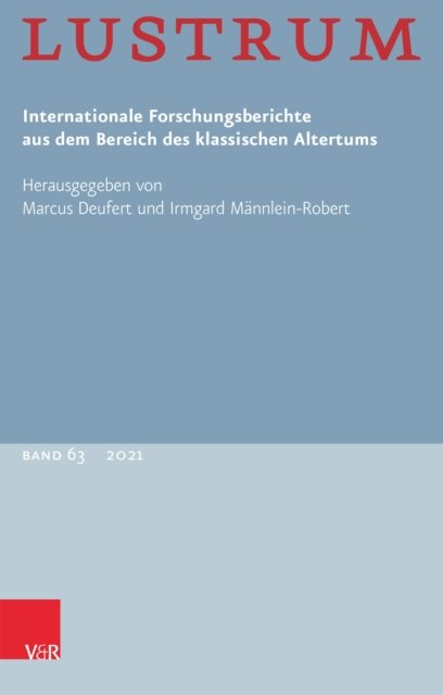 Lustrum Band 63 – 2021