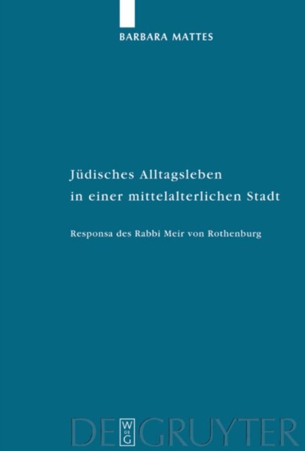 Judisches Alltagsleben in einer mittelalterlichen Stadt
