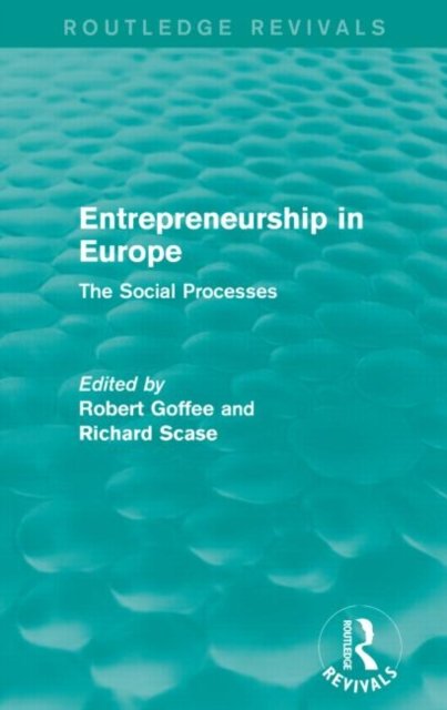 Entrepreneurship in Europe (Routledge Revivals)