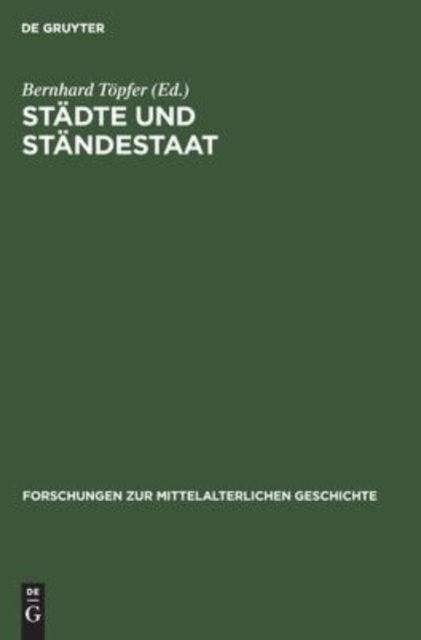 Stadte Und Standestaat