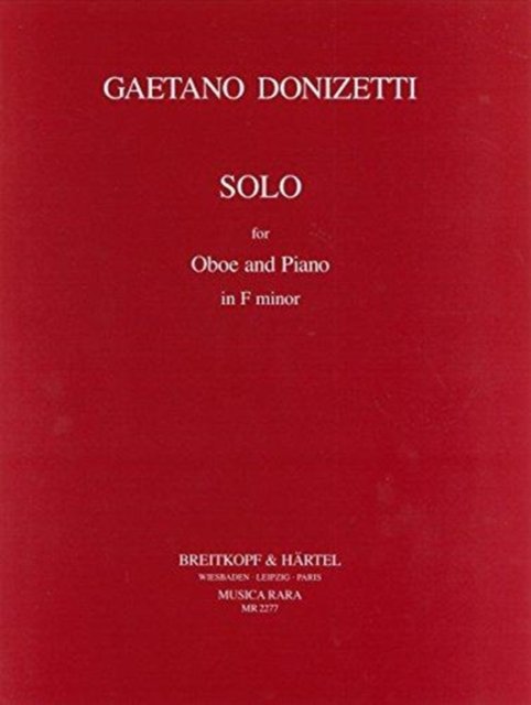 SOLO IN F MINOR OBOE & PIANO
