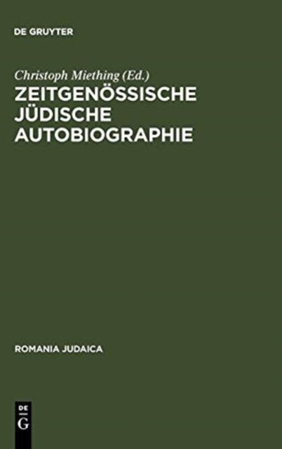 Zeitgenössische jüdische Autobiographie