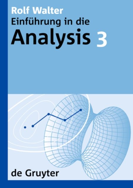 Rolf Walter: Einfuhrung in die Analysis. 3
