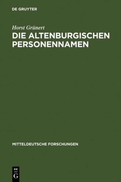 Altenburgischen Personennamen