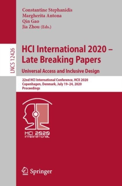 HCI International 2020 - Late Breaking Papers