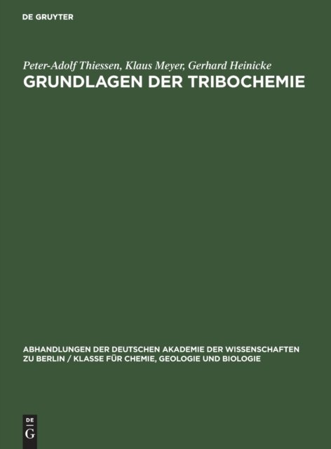 Grundlagen Der Tribochemie