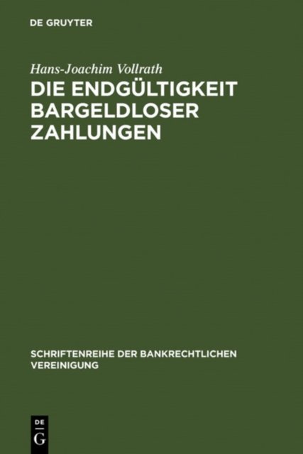 Die Endgultigkeit bargeldloser Zahlungen