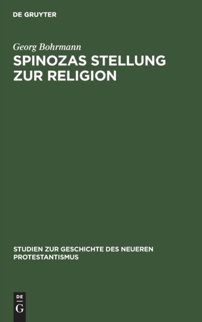 Spinozas Stellung Zur Religion
