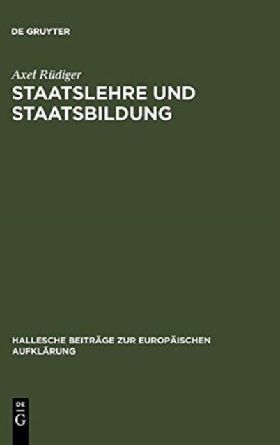 Staatslehre und Staatsbildung