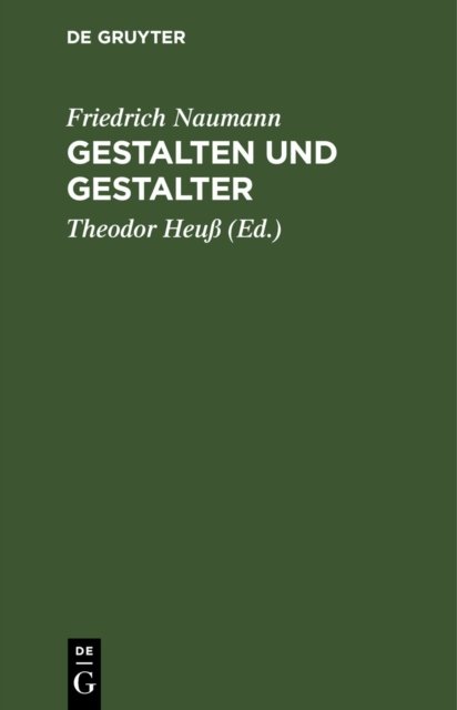 Gestalten Und Gestalter
