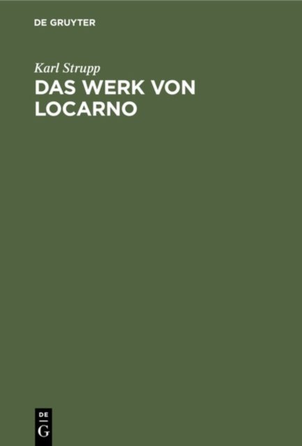 Das Werk Von Locarno