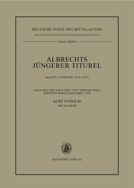 Albrechts Juengere Titurel
