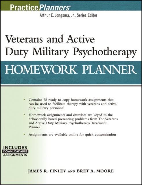 Veterans and Active Duty Military Psychotherapy Homework Planner (w/ Download)
