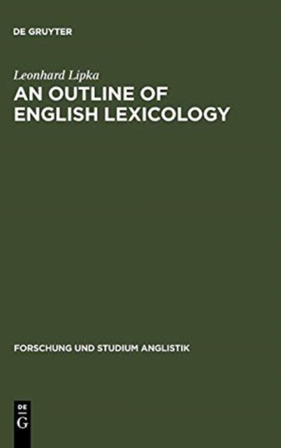 An Outline of English Lexicology