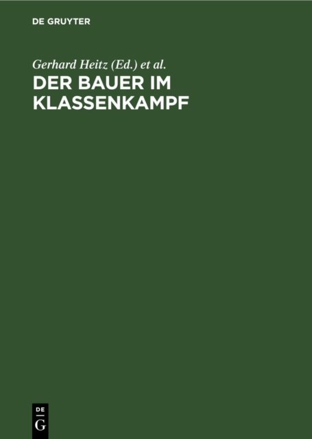 Der Bauer Im Klassenkampf