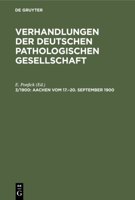 Aachen Vom 17.-20. September 1900