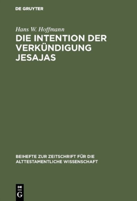 Die Intention der Verkundigung Jesajas