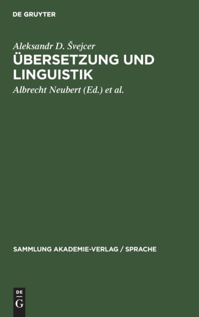 Ubersetzung Und Linguistik