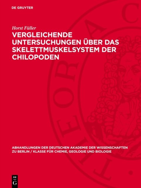 Vergleichende Untersuchungen uber das Skelettmuskelsystem der Chilopoden