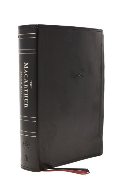 ESV, MacArthur Study Bible, Black Leathersoft