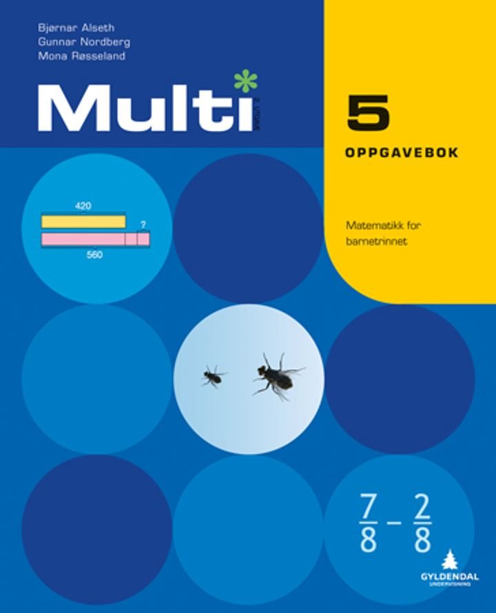 Multi 5, 2. utgåve - Oppgåvebok : matematikk for barnesteget