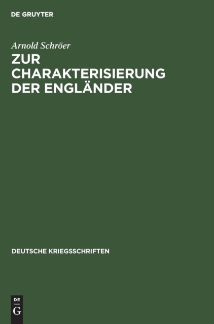 Zur Charakterisierung Der Englander