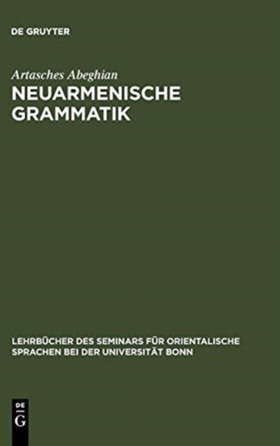 Neuarmenische Grammatik
