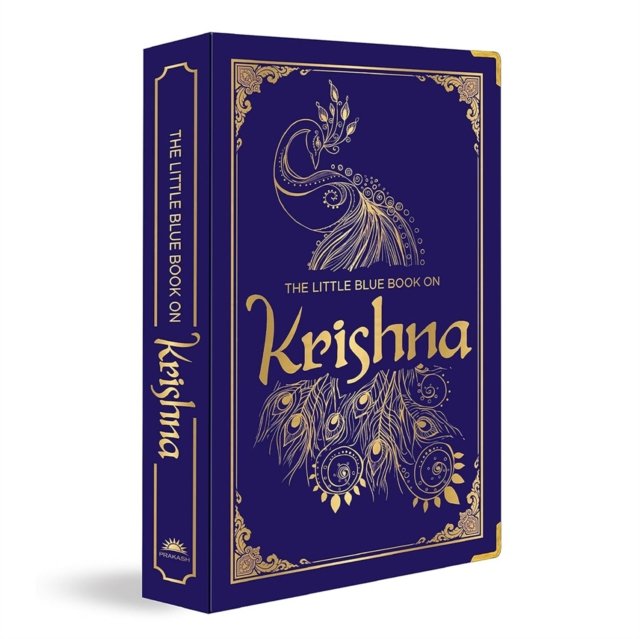 The Little Blue Book on Krishna (Deluxe Silk Hardbound)