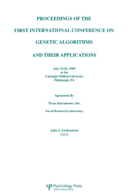Proceedings of the First International Conference on Genetic Algorithms and their Applications