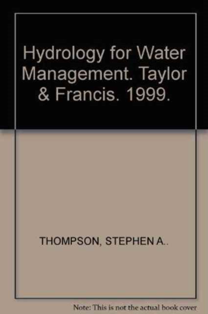 Hydrology for Water Management