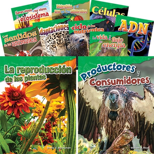 Let''s Explore Life Science Grades 4-5 Spanish, 10-Book Set