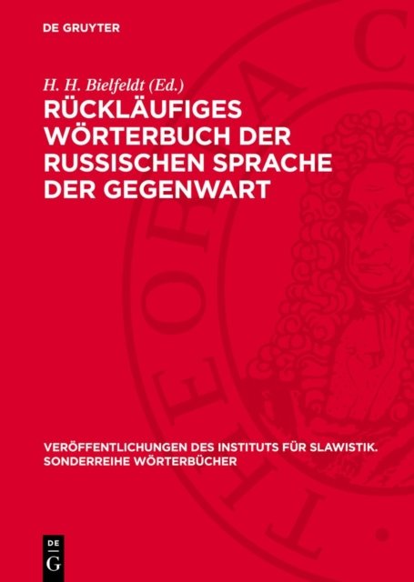 Rucklaufiges Worterbuch Der Russischen Sprache Der Gegenwart