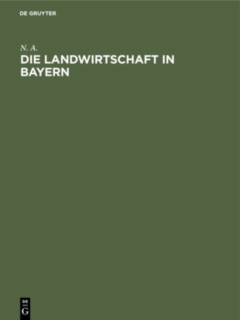 Landwirtschaft in Bayern