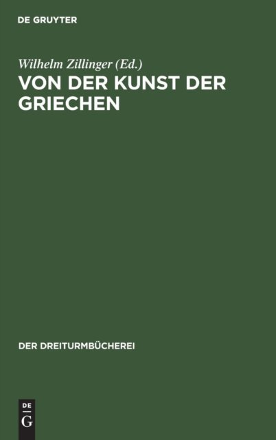 Von Der Kunst Der Griechen