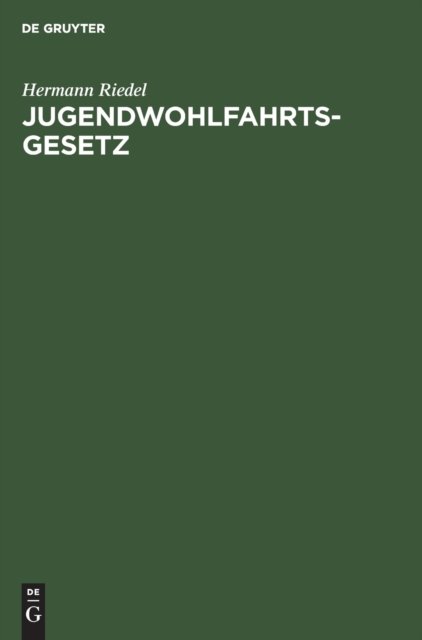 Jugendwohlfahrtsgesetz