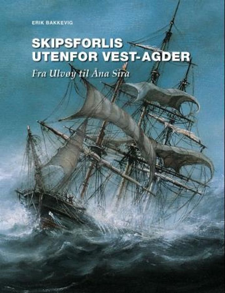 Skipsforlis utenfor Vest-Agder - fra Ulvøy til Åna Sira