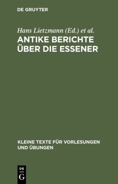 Antike Berichte Uber Die Essener
