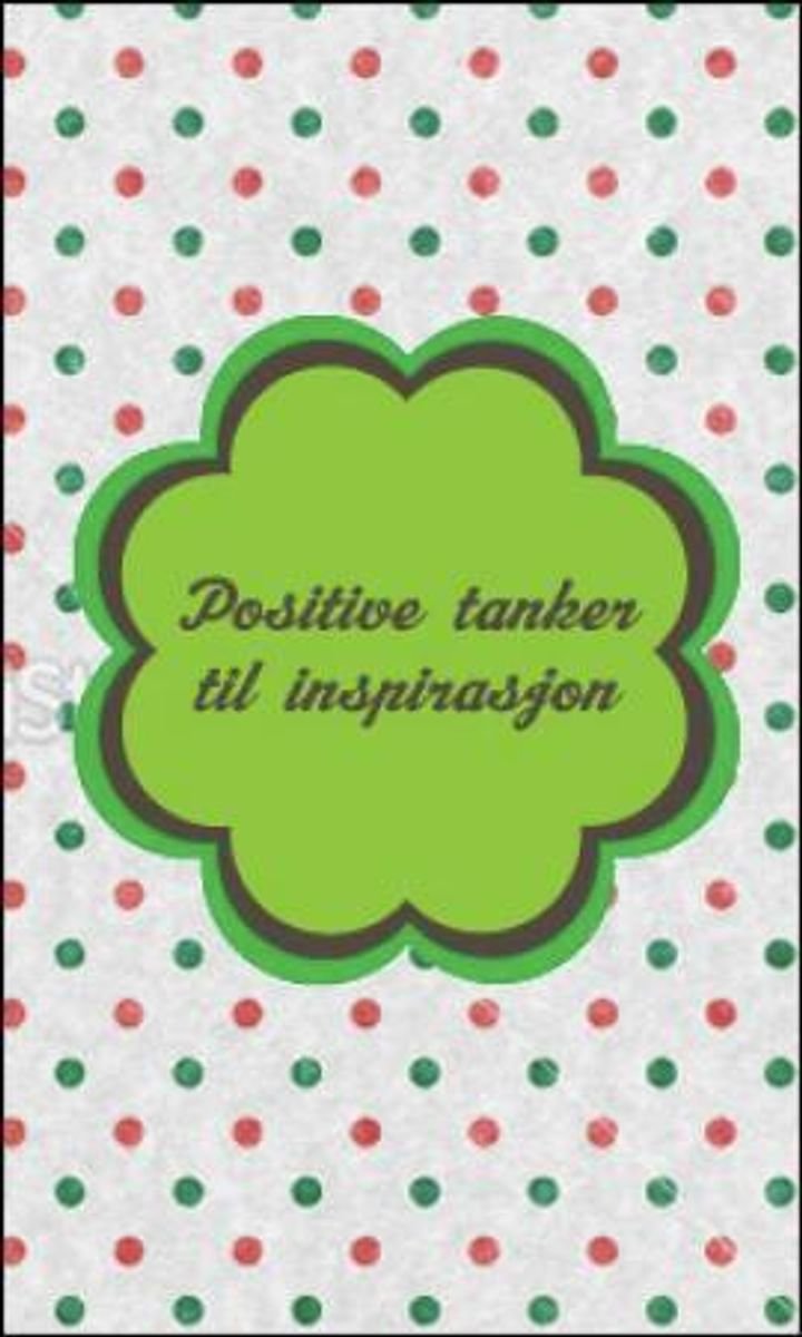 Positive tanker til inspirasjon