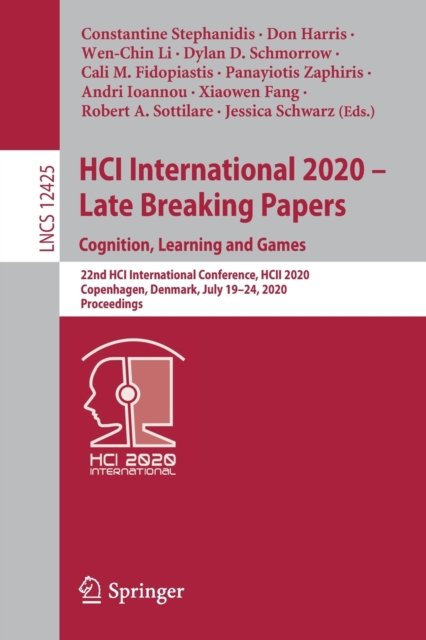 HCI International 2020 - Late Breaking Papers