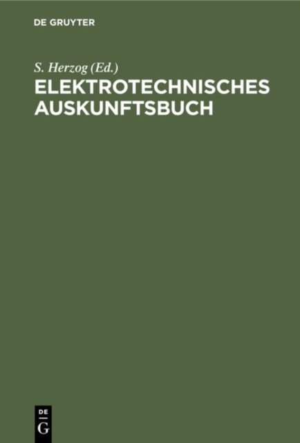 Elektrotechnisches Auskunftsbuch