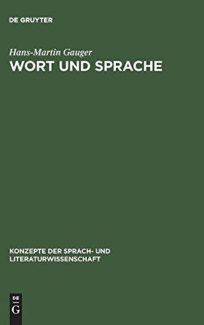 Wort und Sprache