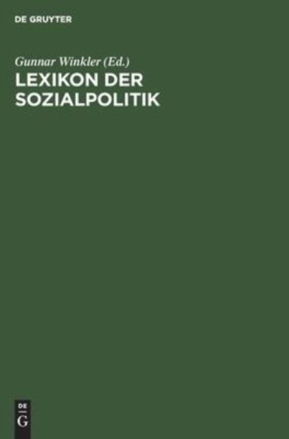 Lexikon Der Sozialpolitik