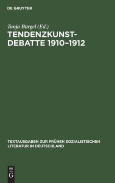 Tendenzkunst-Debatte 1910-1912