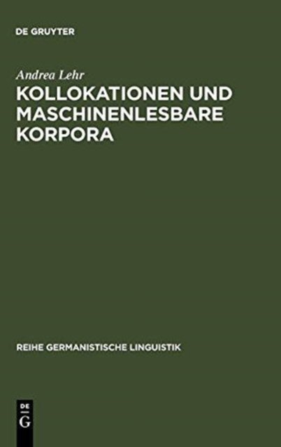 Kollokationen und maschinenlesbare Korpora
