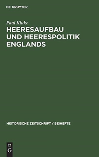 Heeresaufbau Und Heerespolitik Englands