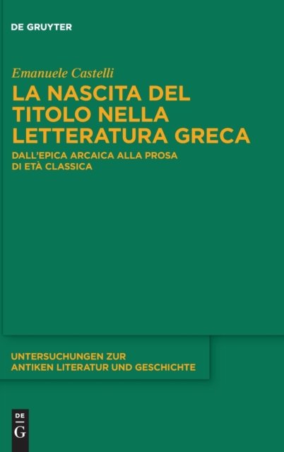 La nascita del titolo nella letteratura greca