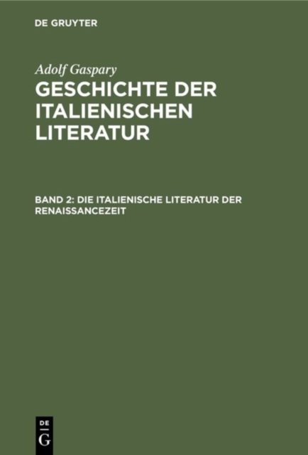 italienische Literatur der Renaissancezeit